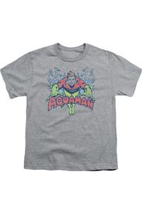 Футболка с коротким рукавом DC Comics Splish Splash для детей Gildan, Athletic Heather