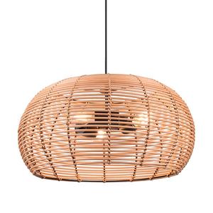 Подвесной светильник Trio Inga, ротанг/сталь - 3 пламени - диаметр: 50 см