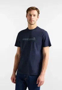 Футболка с логотипом и принтом Harmont & Blaine, Blu Scuro