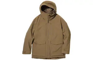 Гибридная пуховая парка (3D Cut) Uniqlo, 35 коричневый