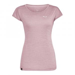 Футболка Salewa Puez Melange Dryton, розовый