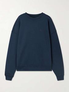 Толстовка Miles из хлопчатобумажного джерси с вышивкой Anine Bing, синий