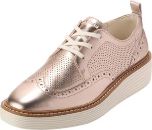 Женские ботинки Cole Haan Originalgrand Platform Wingtip, слоновая кость/розовый