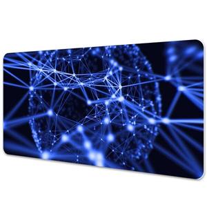 Абстракция настольного коврика Tulup, синий
