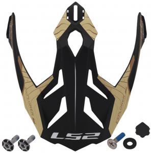 LS2 mx701 трюковый шлем с козырьком, Brown