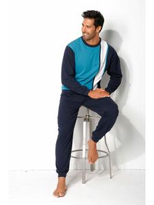 Пижама HIS, цвет türkis-marien-weiß