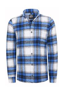 Рубашка с длинными рукавами в модном образе лесоруба RUSTY NEAL, цвет Blau Ecru