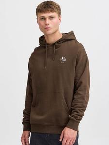 Толстовка с маллетом Solid, коричневый