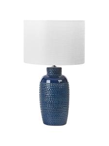 Настольные лампы PERLIS сине-белого цвета - (Ш) 32 x (В) 53 x (Д) 32 см