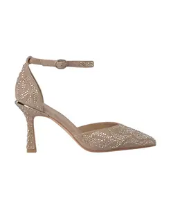 Туфли с деталями на каблуке Alma En Pena, бежевый