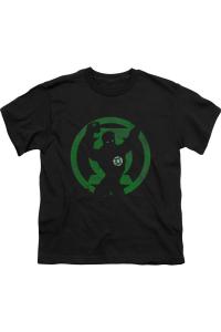 Футболка с логотипом DC Comics для подростков Gildan, черный