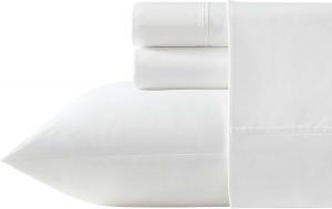 Vera Wang Комплект постельного белья Queen, бежевый, из 100% египетского хлопка перкаль. В комплекте: простыня на резинке с глубокими карманами и наволочки. Гладкие и приятные на ощупь.