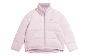 LINING Фитнес-куртка пуховая женская пыльно-розовая фиолетовая, Lotus Root Powders Purple