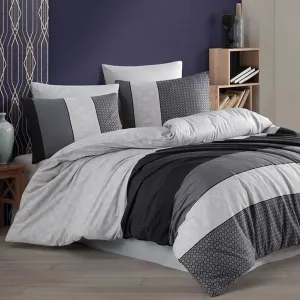 Постельное белье Dream Sleep Pascal серый 240x220 см + 2x 80x80 см Traumschlaf