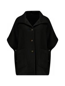 Deeluxe Кейп 'Mawira' в черном цвете