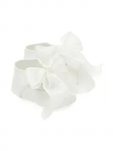 Пинетки с бантом Monnalisa, белый