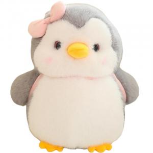 Милый рюкзак с мультяшным пингвином-прогульщиком креативная антистрессовая кукла плюшевая игрушка 25/35см длина Click