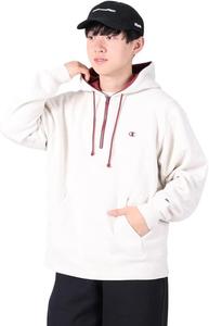 Худи Champion C3-Y103, с длинным рукавом, 100% хлопок, США, вышивка, логотип One Point, толстовка с капюшоном и застежкой-молнией до середины груди, мужская, повседневная, овсяный