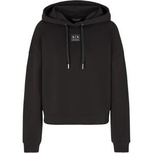 Худи с аппликацией ARMANI EXCHANGE, черный