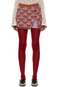 Сердечки на мини-юбке Marco Rambaldi, мультиколор