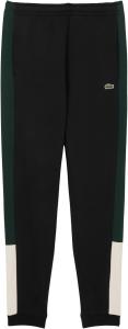 Lacoste мужские флисовые спортивные штаны с зауженным низом, Black/Lapland/Sinople