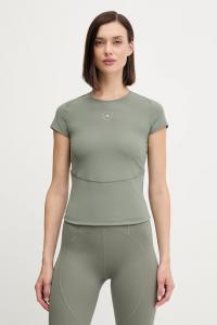 Тренировочная футболка Adidas By Stella Mccartney, зеленый