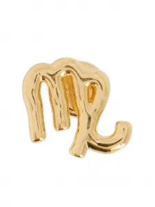 Сережка-подвеска с астрологическим знаком Jil Sander, золотистый