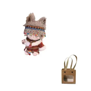 Mochi Cat/Ethnic Tibetan Clothing, Cotton Babydoll Dress, Campus Replacement Set 20cm Doll Clothes Doll Products XTHOT, красный