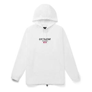 Куртка men's logo printing hooded jacket white Vans, белый