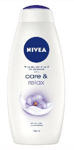 Nivea, гель для ванны и душа 2в1 Care & Relax, 750 мл