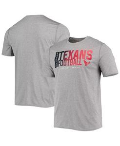 Мужская серая футболка Houston Texans с принтом "Authentic Game On" New Era