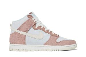 Кроссовки Nike Dunk High, розовый