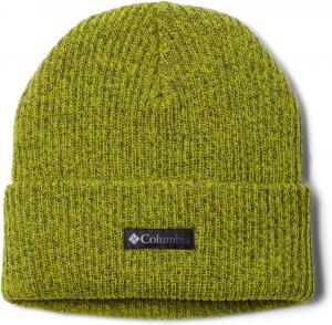 Columbia Unisex-Adult Whirlibird Cuffed Beanie, Radiation/Shark Marled/Gradient Logo