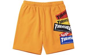 Thrasher X FW21 Повседневные шорты унисекс Supreme, серый