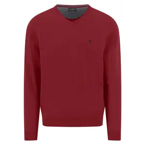 Свитер Fynch Hatton 1514801 v neck, красный