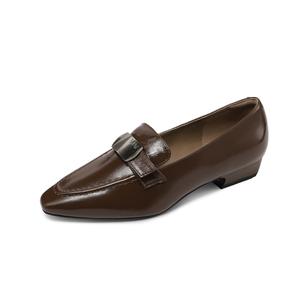 Повседневные однобортные туфли женские FMM, Ecru