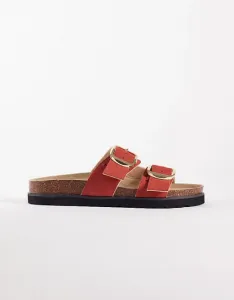 Ржавые сандалии с двойной пряжкой New Look