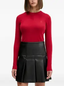 Лонгслив с логотипом Hugo, красный