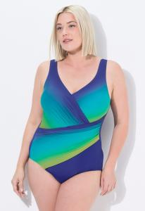 Купальник Ulla Popken GRADIENT LOOK, Indigo/Dark Blue