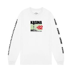 Футболка Anti Social Social Club x Kasina Radio Signal Long-Sleeve Tee White, белый