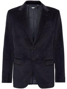 Бархатный блейзер миллиардера Billionaire, синий