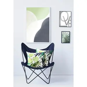 Декоративная подушка Letizia с наполнителем, 1 штука Apelt, Grün-weiß + gemustert