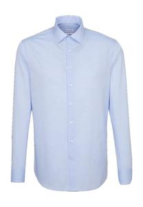 Рубашка деловая, приталенного кроя, воротник Кент, мужская seidensticker