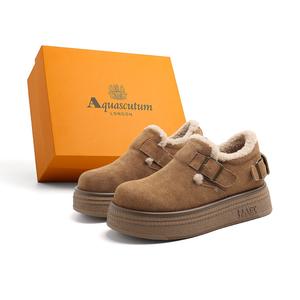 Boken Shoes Повседневные одинарные туфли 4,5 см женские AQUASCUTUM, Brown