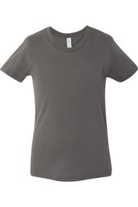 Молодежная футболка BELLA + CANVAS, цвет asphalt