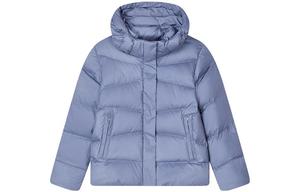 Пуховик женский средний фиолетово-синий FILA