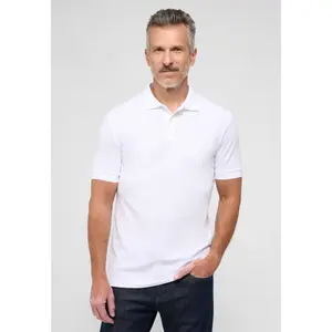 Рубашка Eterna с короткими рукавами "SLIM FIT", белый
