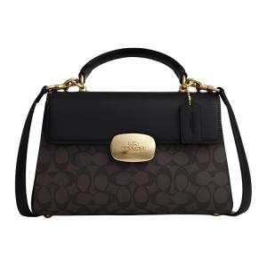 Сумка через плечо Eliza из искусственной кожи большого размера женская черная COACH