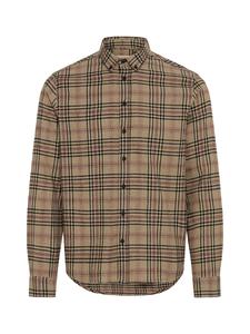 Рубашка на пуговицах классического кроя BLEND BHATLAN, коричневый