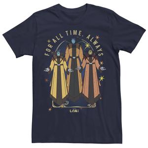 Мужская футболка Marvel Loki Time Keepers For All Time Quote Licensed Character